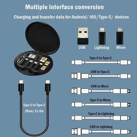 60W Fast Charging Travel Cabel Set