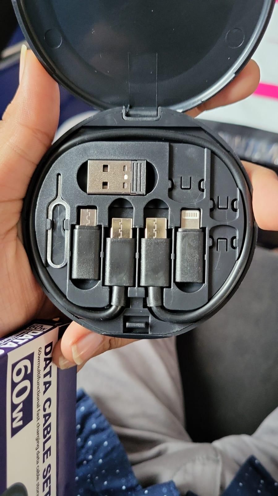 60W Fast Charging Travel Cabel Set