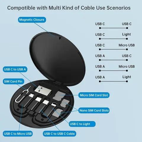 60W Fast Charging Travel Cabel Set