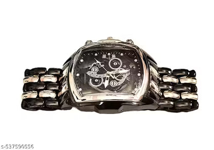 Classic vintage premium formals wedding stylish designer royal luxury gold silver mens watch